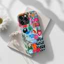 DorisMax for iPhone 16 Pro Max Case Cute, Preppy Trendy Floral Design