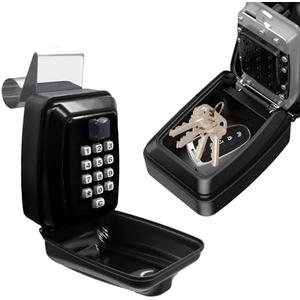 Upgrade SL-591 Car Key Lock Box, Car Window Lock Box for Turo, Car Window Punch Button LockBox, Vehicle Window Key Box, Vehicle Window Lock Box fit for Ride Share, Turo, GetAround