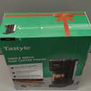 Tastyle Single Serve Coffee Maker, Iced and Hot Coffee Machine for K Cup & Grounds, Compact Design, 40oz Removable Water Reservoir, 6 to 24 Oz Brew Sizes, Fits 7.3" Travel Mug, Black