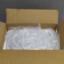 Soup Containers with Lids Glass 32 oz, 4 Cup Borosilicate Glass Food Storage Containers, Microwave & Freezer Safe Jars, Small Square Meal Prep Bowl for Salad, Fruit, Lunch, Ice Cream, Travel, 4 Pack (Transparent)