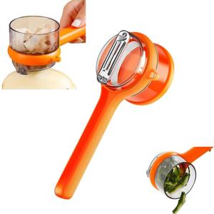 Peeling Knife With Storage Box, Fruit And Vegetable Peeler With Container, Double-Sided Stainless Steel Multi-Function Potato Peeler & Fruit Peeler, Durable Vegetable Peeler/Peeler For Home Kitchen