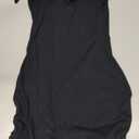 PUMIEY Maxi Dress for Women Long Dresses Bodycon Dresses Summer Slip Dress Jet Black Small