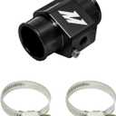 Water Temperature Sensor Adapter - 34mm - Black Mishimoto