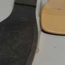 OYOANGLE Women's Clear Square Open Toe Sandals Pu Leather Flat Slide On Sandals Transparent Outdoor Slippers (9, Apricot)