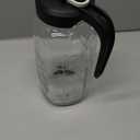 2 Quart Glass Pitcher with Lid - Airtight & Leakproof Mason Jar Pitcher with Filter Lid, Wide Mouth Glass Jar, Heavy Duty Glass Container for Water, Juice, Milk, Tea, Iced Coffee, and Drinks