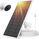 Solar Panel for Google Nest Camera Outdoor or Indoor(Battery Version), 5V 5W Solar Power Charger with 13Ft Cable- Special Made for Google Nest Cam