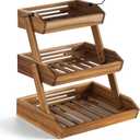 Super Large Size Fruit Basket, Fruit Bowl, 3 Tier Fruit Basket for Kitchen, Fruit Stand Storage Holder, Heavy Duty/Large Capacity for Fruit, Vegetables and Home Kitchen Countertop Organizer