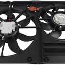 Engine Radiator Cooling Fan Fit for VW Jetta City, Passat, Golf, Golf R, Tiguan, Beetle, CC, Eos, GTI, R32, Audi A3, A3 Quattro, TT, TT Quattro, Replace 1K0959455DT 620805