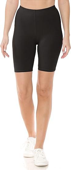 Leggings Depot Women's 10"/ 8"/ 5"/ 2" High Waist Active Running Shorts, Womens Biker Shorts XL