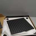 NearMoon Rain Shower Head, High Flow Stainless Steel Square Rainfall Shower, Waterfall Bath Shower Body Covering, Ceiling or Wall Mount (16 Inch, Matte Black)