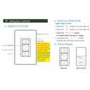 Dimmer Switch with Wireless Remote Control, Dimmer Light Switch, Single Pole Smart Light Switch Support 2.4G&5G Compatible with Alexa