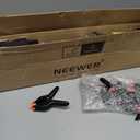 Neewer Photo Studio Backdrop Support System, 10ft/3m Wide 6.6ft/2m High Adjustable Background Stand with 4 Crossbars, 6 Backdrop Clamps, 2 Sandbags, and Carrying Bag for Portrait & Studio Photography