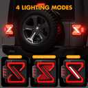 LED Tail Lights For 2007-2018 Jeep Wrangler JK JKU,Z-Shaped Smoked