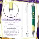 48 Pcs Eid Mubarak Ballpoint Pens Ramadan Mubarak Party Favor Gifts Black Ink Retractable Ballpoint Pens for Eid Day Party Supplies Office Home Desk Accessories in Bulk
