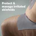 InterDry Moisture-Wicking Fabric with Silver Manages Moisture & Friction in Skin Folds 1 roll, 10" by 144"