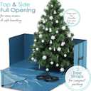 Clara Clark Christmas Tree Storage Bag - Extra Wide Xmas Tree Storage Box Container Made from Durable Oxoford 600D Waterproof Fabric with Handles & Dual Zipper (3, 7.5 ft)
