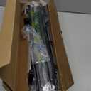 ENJOYBASICS Double Curtain RodBlackout Wrap-Around Curtain Rods for Windows 28 to 48 InchAdjustable from 32 to 57 Inch for Room Darkening Curtains, Matte Black