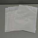 20 PCS Clear Self Adhesive Plastic Label Pockets, Binder Spine Business & Library Index Card Display Holder with Stick On for Planners Organizing, Storage Bins and Drawers (5.5 x 8.5 Inch)