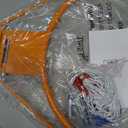 Basketball Folding Hoop, Indoor/Outdoor Hanging Basketball Net, All-Weather Net, Wall Hanging 18"