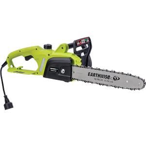 Earthwise CS33114 14-Inch 9-Amp Corded Electric Chainsaw, Green