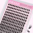 Lash Clusters Wispy Individual Clusters Lashes False Eyelashes 168 Count 0.07D 10-16MM Mix D Curl Eye Lash DIY Lash Extensions at Home (U24 Lashes Only)
