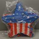 Lunmon 17.7 Inch Patriotic Piata Decorations 4th of July Piata with Blindfold Stick and Confetti for Independence Day Fourth of July USA Classroom Party Supplies Centerpiece Decor (Exquisite)