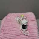 Homemate Heated Blanket Electric Throw - 50"x60" Heating Blanket Throw 1/2/4/6/8 Hours Auto-Off 10 Heat Levels Over-Heat Protection Soft Flannel Sherpa ETL Certification (06 - Pink(striped))