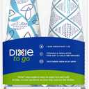 Dixie To Go Paper Coffee Cups With Lids, 12 oz, 156 Count (6 packs of 26 cups), Disposable Insulated Paper Cups for On-The-Go Hot or Cold Beverages