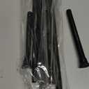 2 Pack Black Spring Tension Curtain Rods 30 to 63 Inch Adjustable Expandable Spring Loaded Curtain Rods No Drilling Suitable for Small Short Tension Rods 33-59 Inch Doors, Windows, Closet