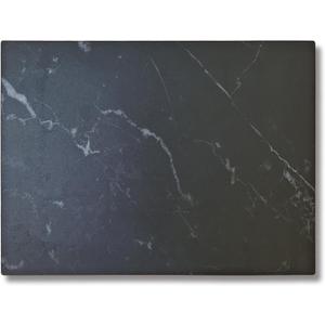 Multi-Purpose Pastry Marble Design Stone Tray Cutting Board Slab 16 x 12 With Non-Slip Feet,Stone Cheese Pastry Board, Serving Tray, Heat Resistant, Easy To Clean(G101, 16 * 12)