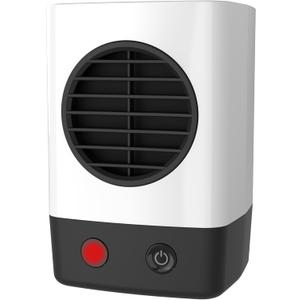 Lasko MyHeat Mini Personal Ceramic Space Heater for Home, Energy Efficient, Overheat Protection for Bedrooms, Offices, 6.2 Inches, 400W, White, 201