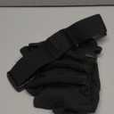 Gait Belt Walking Transfer Belt with 6 Plastic Padded Caregiver Handles and Quick Release Buckle for Patient,Elderly Physical Therapy (Black)