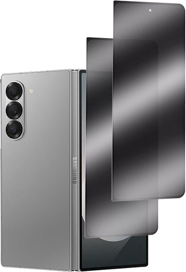2 Pack Matte Privacy Tempered Glass Designed for Galaxy Z Fold 7 Screen Protector, 2PCS Anti-peep Tempered Glass Film 9H Hardness Scratch Resistant