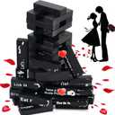 48 Blocks Adult Naughty Games, Tumble Tower Couples Game for Adults Super Naughty Block Tower Tumbling Wooden Tower Stacking Block for Couples Date Night Ideas for Valentines Day Lover Date Games (English)