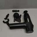 AYURA Massage Gun Deep Tissue, Muscle Massager Gun for Pain Relief, Percussion Massage Gun with 30 Speeds & 6 Heads, Portable Handheld Back Massage Gun for Athlets Men Women (Black)