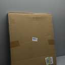 ZJSF Freestanding Dog Fence Indoor, Foldable Dog Gate for Doorways, Stairs or Hallways, Sturdy Wood Extra Wide Pet Gate with Support Feet for The House, Black, 24 "Height-3 Panels