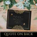 9.8"L x 7.8" H x 0.5" Funeral Guest Book For Memorial , A guest Book for Funeral with Gold Engraving - Memorial Guest Book Space for Name , Contact/Address Memory & Thoughts Memorial Service Registry