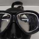 Cressi Adult Small Inner Volume Mask for Scuba, Snorkeling - Marea: Made in Italy (Black/Black)