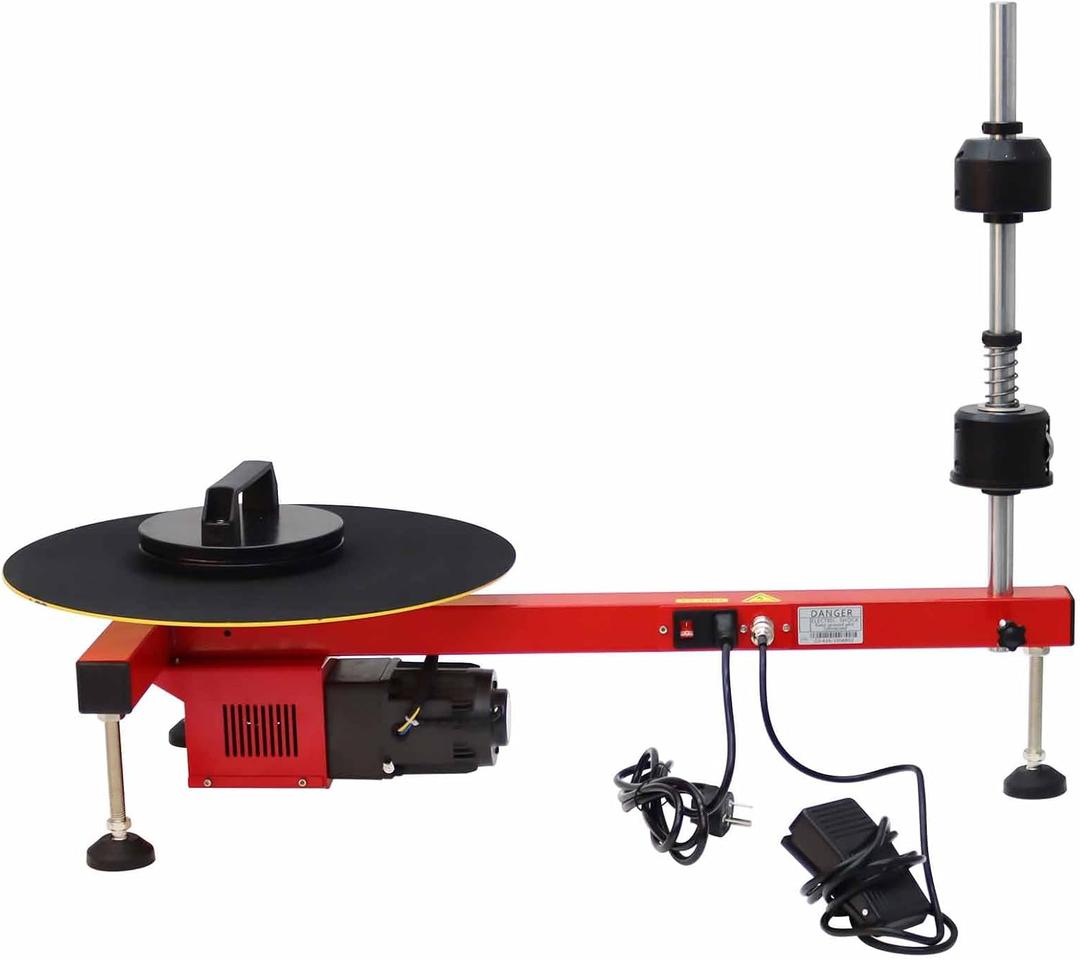 Electric Stretch Film Wrapping Bench 220V Film Dispenser Wrap Machine, Pallet Packing Tool Pallet Stretch Wrapper