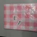 Classic Gingham Plaid Tablecloth Fabric - Rectangular 58x102 Inch Water Resistant Checked Table Cloth for Indoor/Outdoor Use - Table Cover for Kitchen, Picnics, Gardens, and Parties
