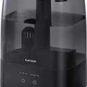 Top Fill Humidifiers for Bedroom, 4.0L Tank Cool Mist Humidifiers for Large Room, 40H Runtime, 28dB Quiet Ultrasonic Air Humidifier for Home, Plants with 9H Timer, Aroma Tray, Black