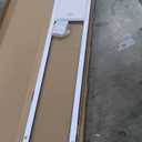 Ideal Pet Products Aluminum Pet Patio Door, Adjustable Height 77-5/8" to 80-3/8", 10-1/2" x 15" Flap Size, White