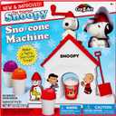 Cra-Z-Art Snoopy SNO-Cone Machine, Snow Cone Shaved Ice Maker Ice Shaver, Snoopy House Shaped Shaved Ice Maker Comes with Fruit Punch Flavor Packet, Ages 6 and Up, White