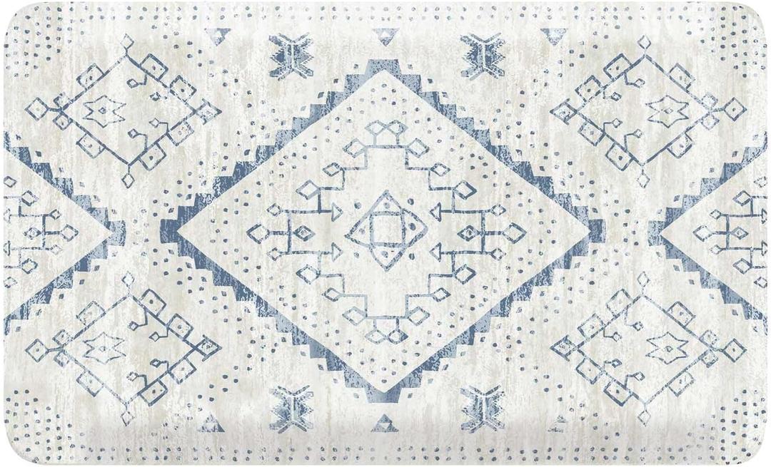 House of Noa Nama Standing Mat  Anti-Fatigue Cushioned Kitchen Mats for Floor | Ergonomic Bounce-Back Foam Kitchen Mats | Anti-Fatigue Mats for Kitchen & Standing | Ula Windmill | 22" x 36"