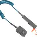 Retrospec Weekender 10' Paddle Board Safety Leash, Coiled for Stand Up Paddleboards (Navy)