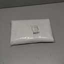 NICETOWN French Front Door Curtains Blackout Sheer Door Curtains for Window Thermal Insulated Privacy Sidelight Curtains for Tie Up Shades, 36W x 72L, 1 Panel, White