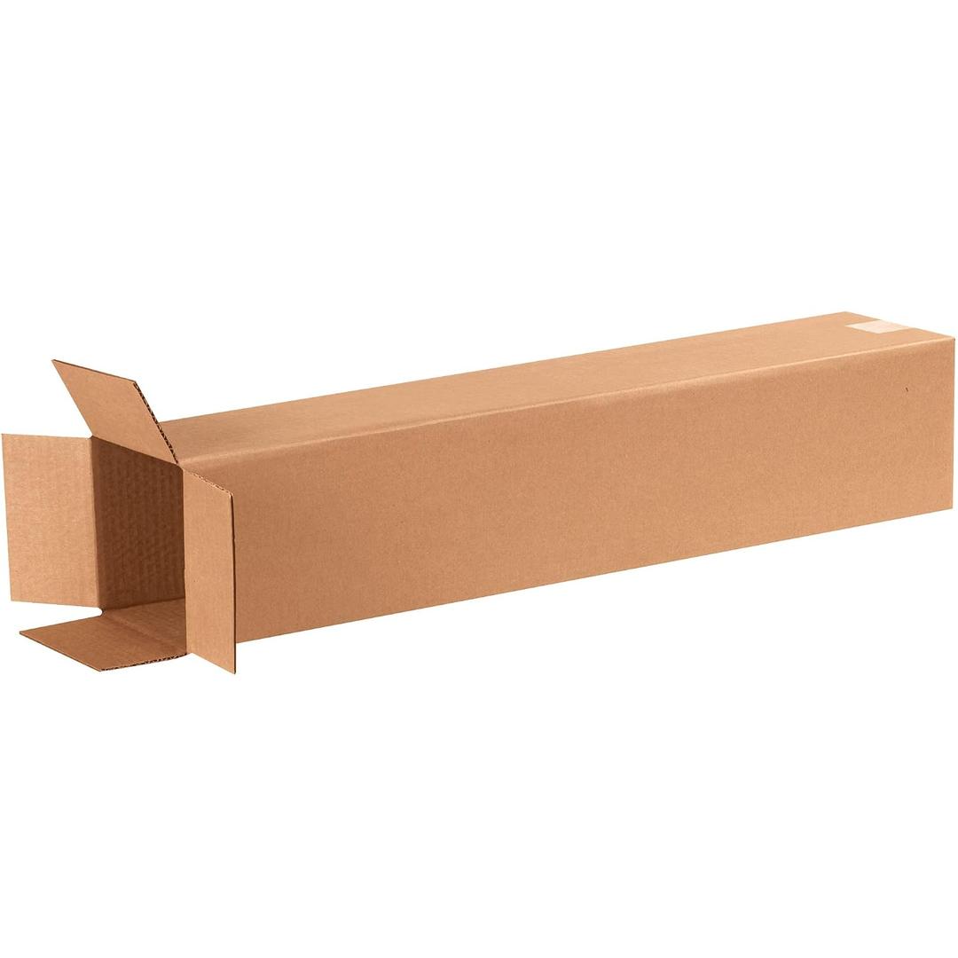 BOX USA 6x6x30 Tall Corrugated Boxes, Tall, 6L x 6W x 30H, Pack of 25 | Shipping, Packaging, Moving, Storage Box for Home or Business, Strong Wholesale Bulk Boxes