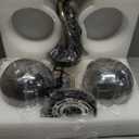 Wall Sconces Set of Two Black and Brass Gold Plug in Wall Sconces Set of 2 with Globe Smoke Grey Glass Shade Wall Lights Wall Lamps for Bedrooms Sconces Wall Decor Set of 2 with Plug in Cord