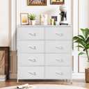 5-Drawer Dresser for Bedroom, Anti-Tip Wide Storage Organizer Fabric