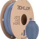 Matte PLA Filament 1.75mm, 1kg, Grey, 1.75mm Diameter, 2.2lbs Display Weight Matte-grey